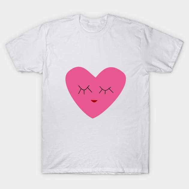 cute heart T-Shirt by bruxamagica